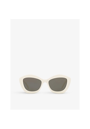 Womens Saint Laurent Sl 423 Cat-Eye Frame Acetate Sunglasses