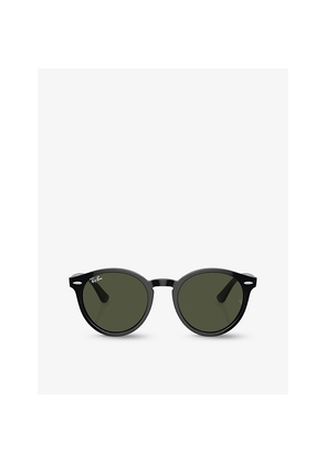 Ray-Ban Rb7680S Larry Round-Frame Acetate Sunglasses