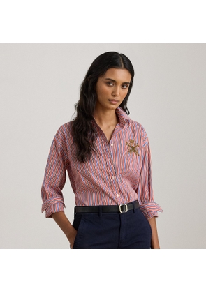 Relaxed Fit Striped Broadcloth Shirt