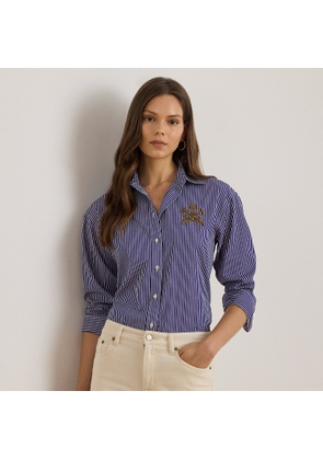 Relaxed Fit Striped Broadcloth Shirt