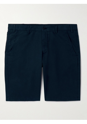 Loro Piana - Straight-Leg Cotton-Blend Bermuda Shorts - Men - Blue - IT 44