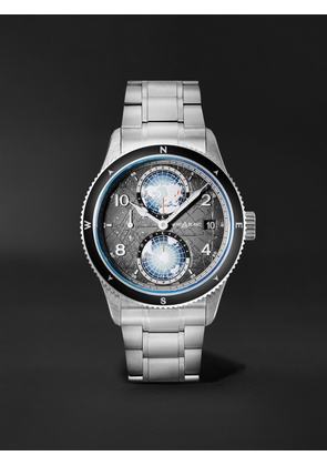 Montblanc - Montblanc 1858 Geosphere 0 Oxygen The 8000 Automatic 42mm Titanium, Ceramic and Stainless Steel Watch, Ref. No. 130982 BU24 NOV - Men - Gray