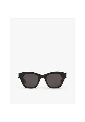 Womens Saint Laurent Sl592 Square-Frame Acetate Sunglasses
