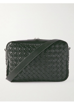 Bottega Veneta - Intrecciato Leather Camera Bag - Men - Green