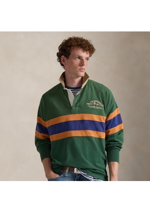 Vintage Fit Embroidered Rugby Shirt