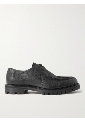 Mr P. - Jacques Pebble-Grain Leather Derby Shoes - Men - Black - UK 6