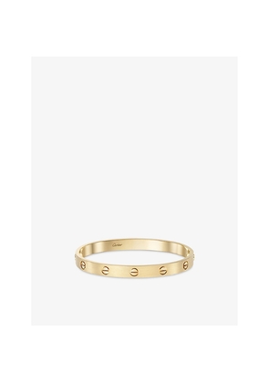 Cartier Love Classic Brushed 18ct Yellow-Gold Bracelet