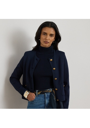 Cropped Crewneck Jumper Jacket