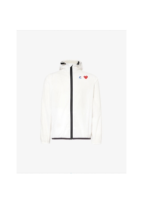 Mens Comme Des Garcons Play Comme Des Garçons Play x K-Way Hooded Shell Jacket