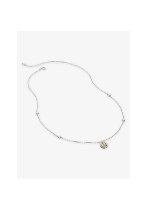 Womens Carat London Emile Sterling Silver and 0.75ct Cubic Zirconia Necklace