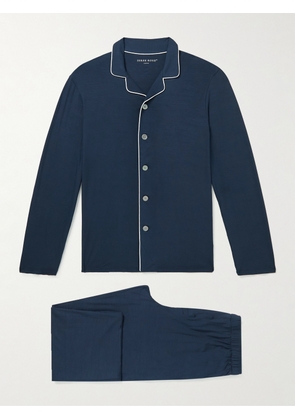 Derek Rose - Basel Stretch Micro Modal Jersey Pyjama Set - Men - Blue - S