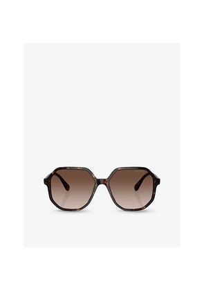 Swarovski Sk6003 Irregular-Frame Tortoiseshell Acetate Sunglasses