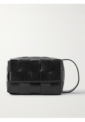 Bottega Veneta - Intrecciato Leather Wash Bag - Men - Black