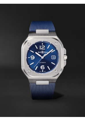 Bell & Ross - BR 05 Blue Steel Automatic 40mm Stainless Steel Watch, Ref. No. BR05A-BLU-ST/SRB - Men - Blue
