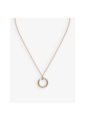 Cartier Juste Un Clou 18ct Rose-Gold and 0.12ct Diamond Pendant Necklace