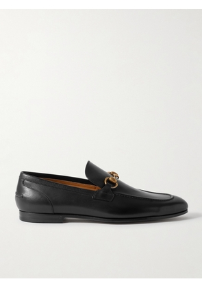 Gucci - Jordaan Horsebit Leather Loafers - Men - Black - UK 5