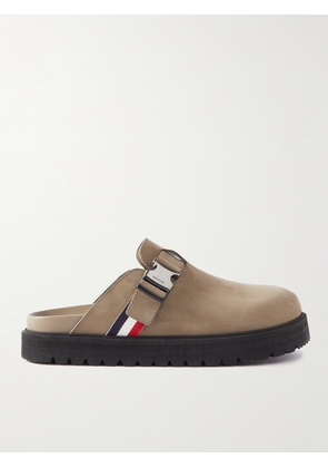 Moncler - Suede Clogs - Men - Neutrals - EU 40
