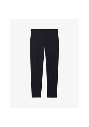 Mens Reiss Belmont Slim-Fit Tapered-Leg Stretch Woven-Blend Trousers