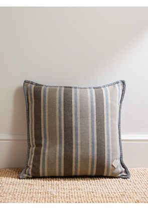 Loro Piana - Melbourne Striped Cashmere Pillow - Men - Gray