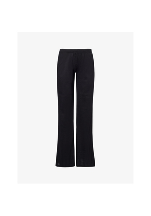 Womens Cou Cou Intimates Pointelle Relaxed-Fit Cotton Pyjama Trousers