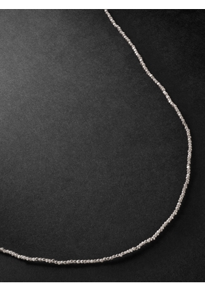 MAOR - Noix Sterling Silver Beaded Convertible Necklace - Men - Silver