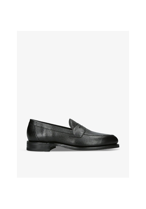 Mens Loake Imperial Grained-Leather Loafers