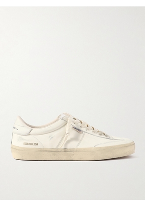 Golden Goose - Soul-Star Distressed Leather Sneakers - Men - Neutrals - EU 39