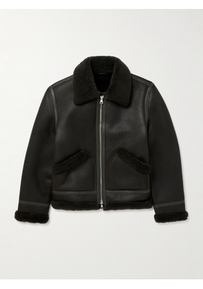 Mr P. - Shearling Aviator Jacket - Men - Green - XS