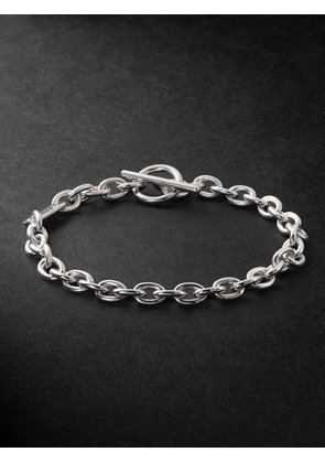 MAOR - Plaun Sterling Silver Chain Bracelet - Men - Silver - M