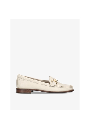 Womens Carvela Comfort Click Horsebit-Chain Leather Loafers