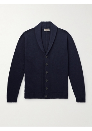 John Smedley - Rockford Shawl-Collar Recycled-Cashmere and Merino Wool-Blend Cardigan - Men - Blue - S