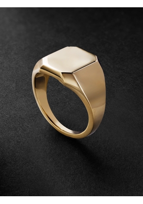 MAOR - 18-Karat Gold Signet Ring - Men - Gold - 7