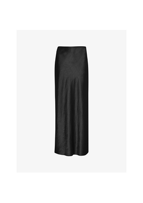 Womens Whistles Ella Bias-Cut Satin Maxi Skirt