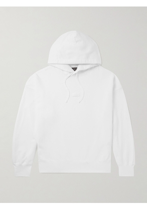 Gucci - Logo-Appliquéd Cotton-Jersey Hoodie - Men - White - S
