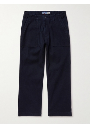 Blue Blue Japan - Straight-Leg Indigo-Dyed TENCEL™ Lyocell-Blend Twill Trousers - Men - Blue - S