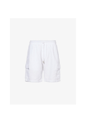 Mens Vilebrequin Baie Drawstring-Waist Linen Shorts