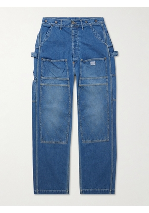 KAPITAL - Lumber Straight-Leg Panelled Jeans - Men - Blue - 1