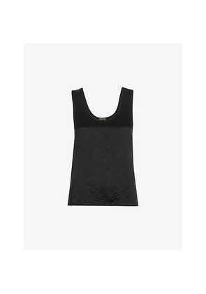 Womens Whistles Ella Relaxed-Fit Satin Top