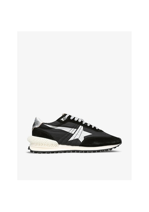 Mens Golden Goose Men's Marathon Runner Suede and Mesh Low-Top Trainers
