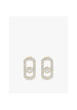 Messika So Move Pavé 18ct Gold and 1.3ct Diamond Earrings