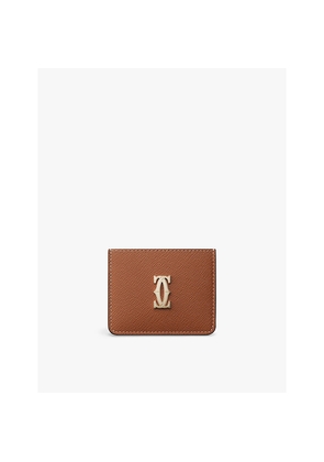 Womens C De Cartier Leather Cardholder