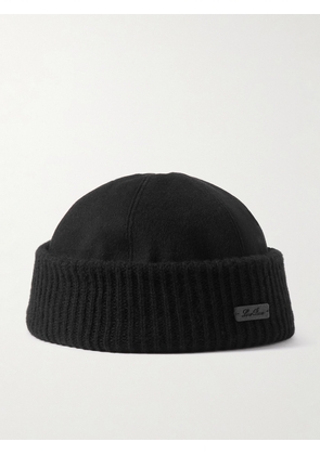 Loro Piana - Logo-Appliquéd Storm System® Cashmere Beanie - Men - Black - S