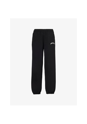 Womens Adanola Logo-Embroidered Straight-Leg Cotton-Jersey Jogging Bottoms