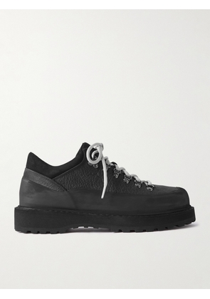 Diemme - Cornaro Gomma Rubber and Suede-Trimmed Full Grain-Leather Sneakers - Men - Black - EU 40