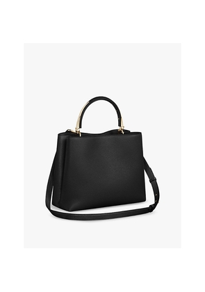 Womens Panthère De Cartier Medium Leather Top-Handle Bag