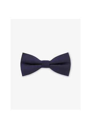 Mens The Kooples Ribbed Silk Bow Tie