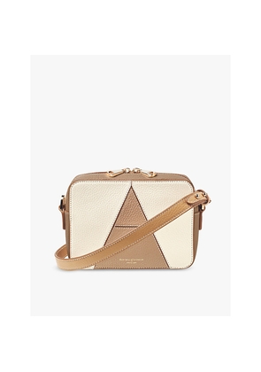 Womens Aspinal Of London Camera Leather Cross-Body Bag