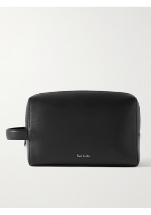 Paul Smith - Textured-Leather Wash Bag - Men - Black