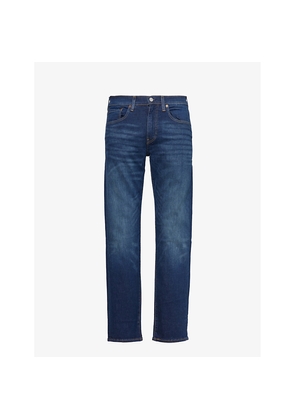Mens Levis 502 Tapered-Leg Stretch-Denim Jeans