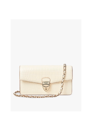 Womens Aspinal Of London Mayfair Leather Clutch